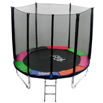 Cama Elastica 6ft + Malla y Escalera
