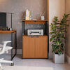 Mueble Organizador de Cocina Roca Org&aacute;nico Canela Negro