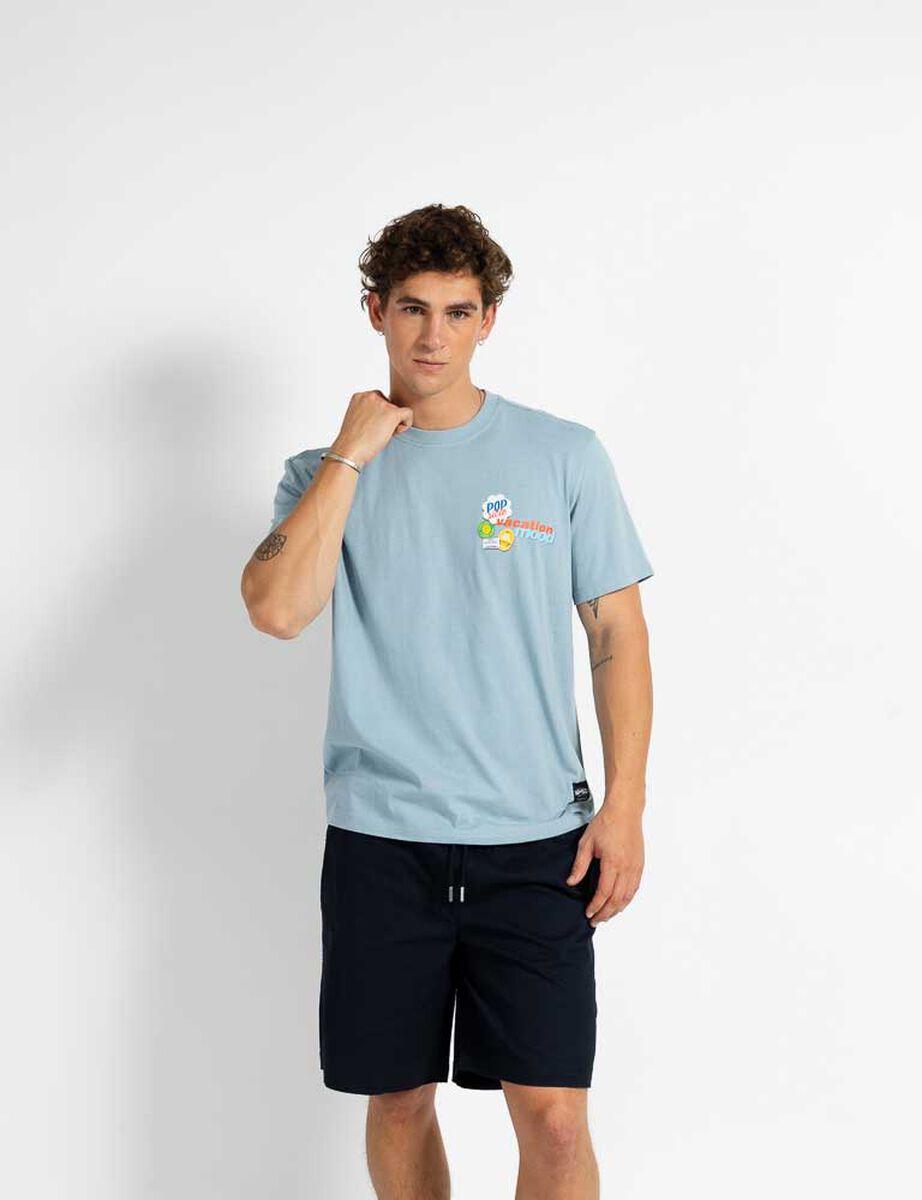 Polera Manga Corta Hombre Icono