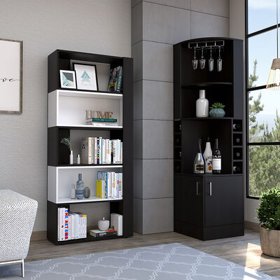 Imagen 1 del producto Bar Esquinero Kava + Biblioteca Cubo TuHome Beijing