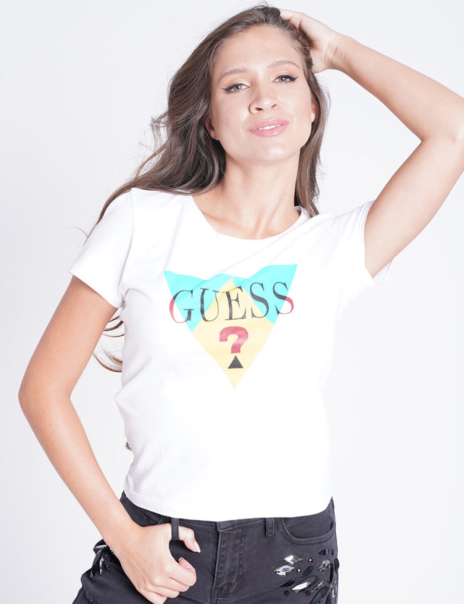 Polera de Algodón Mujer Guess