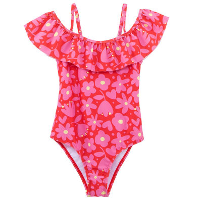 Traje de Baño Floreado Niña Chess