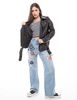 Chaqueta Biker Ecocuero Mujer Icono