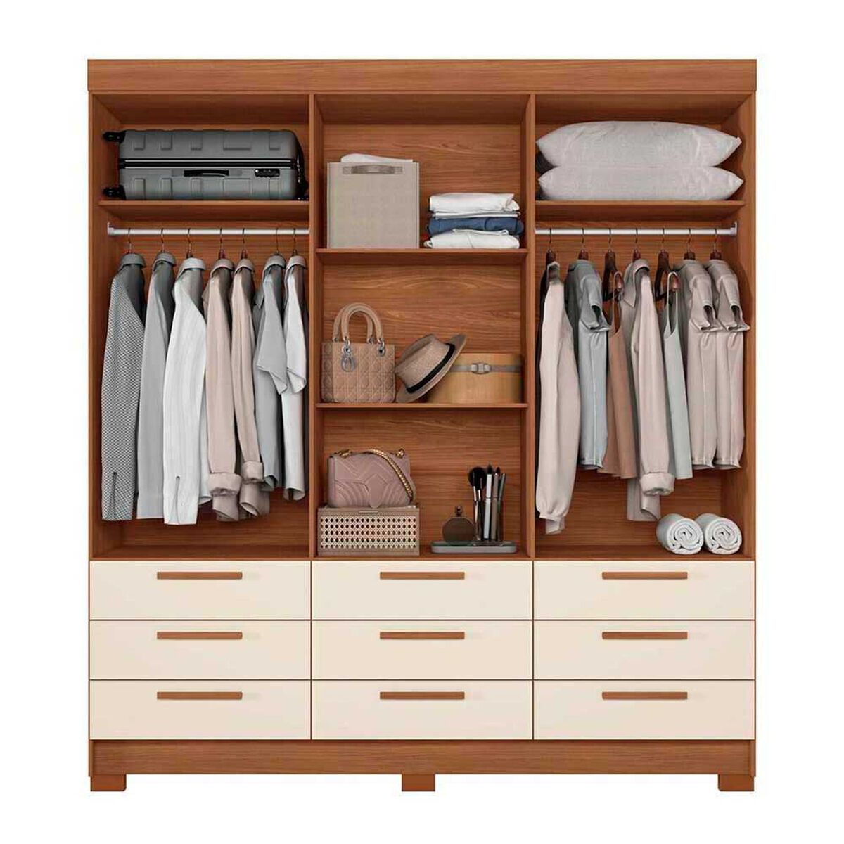 Cl&oacute;set Onessta Colombo 6 Puertas 9 Cajones Arena