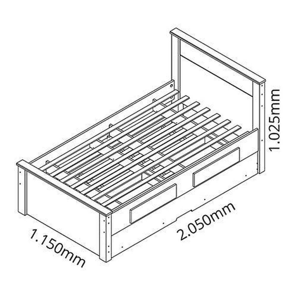 Cama Nido Decocasa 1 Plaza Houston Off White