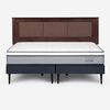 Cama Europea Rosen Base Dividida King Indie + Respaldo Rachel