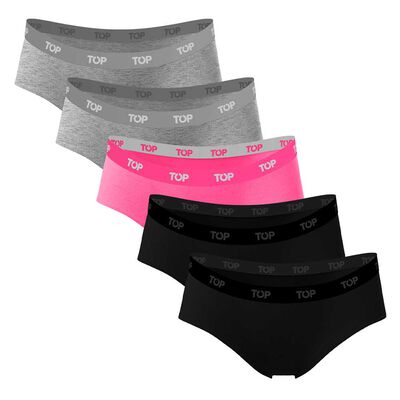 Pack 5 Calz&oacute;n Pantaleta Mujer Top