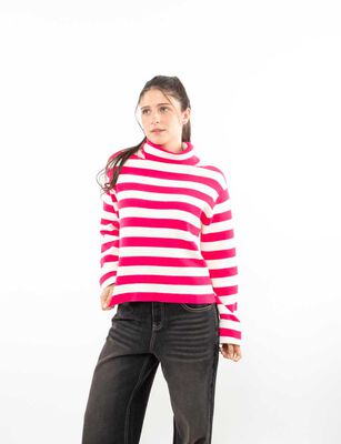 Imagen 1 del producto Sweater Mujer Icono Fucsia