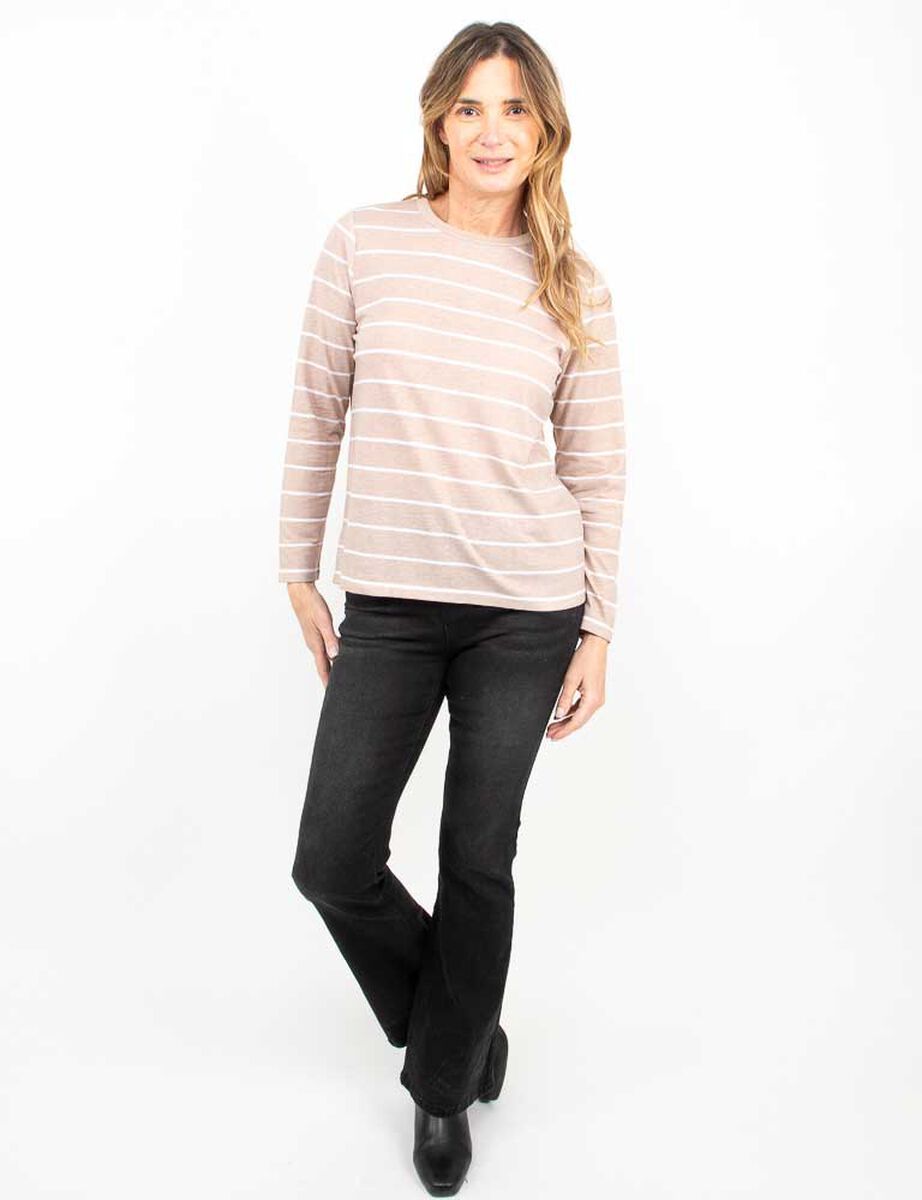 Polera Manga Larga Mujer Portman Club