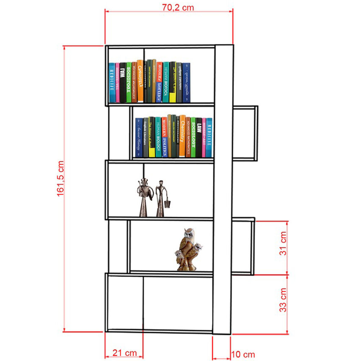 Mueble Bar + Biblioteca Cubo TuHome Beijing