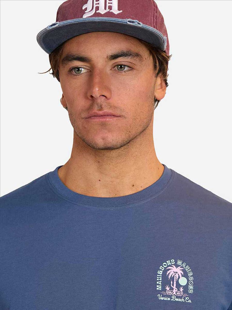 Polera Con Estampado Manga Corta Hombre Maui And Sons