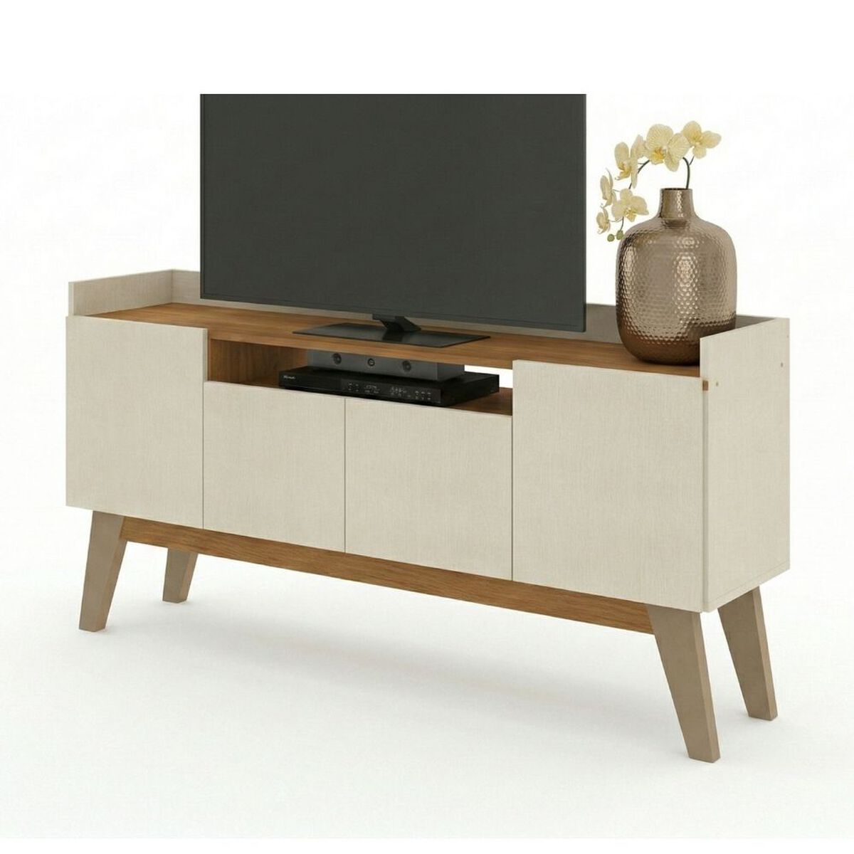 Rack TV Exit Florencia Hasta 70" Beige Roble