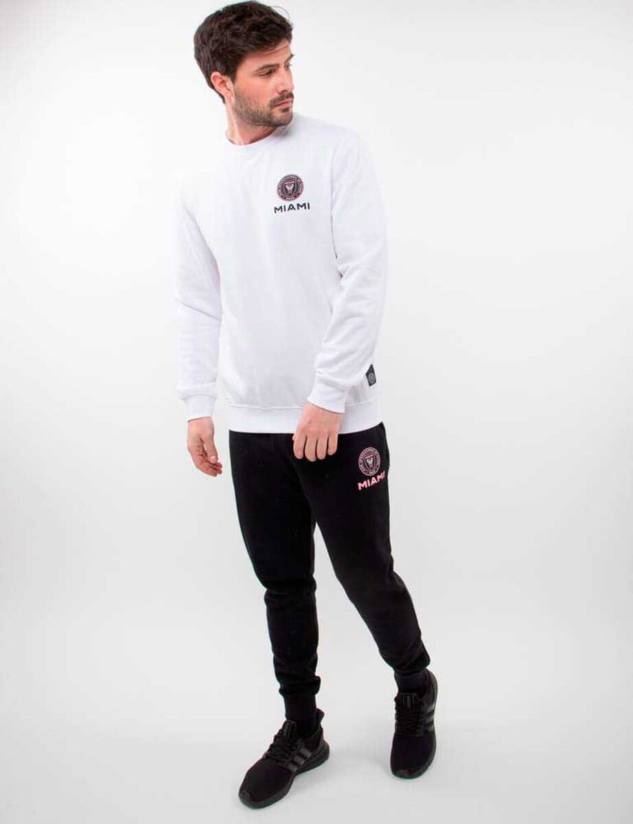 Polerón Deportivo Cuello Redondo de Algodón Hombre Inter Miami