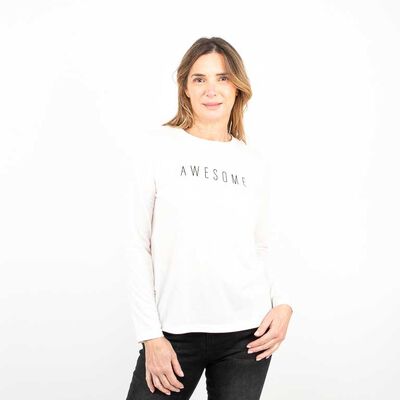 Polera Manga Larga Mujer Portman Club