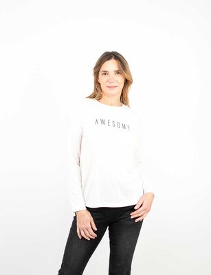 Imagen 1 del producto Polera Manga Larga Mujer Portman Club Crudo