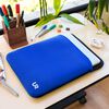 Funda Reversible para Notebook Urbano 15" Azul/Negro