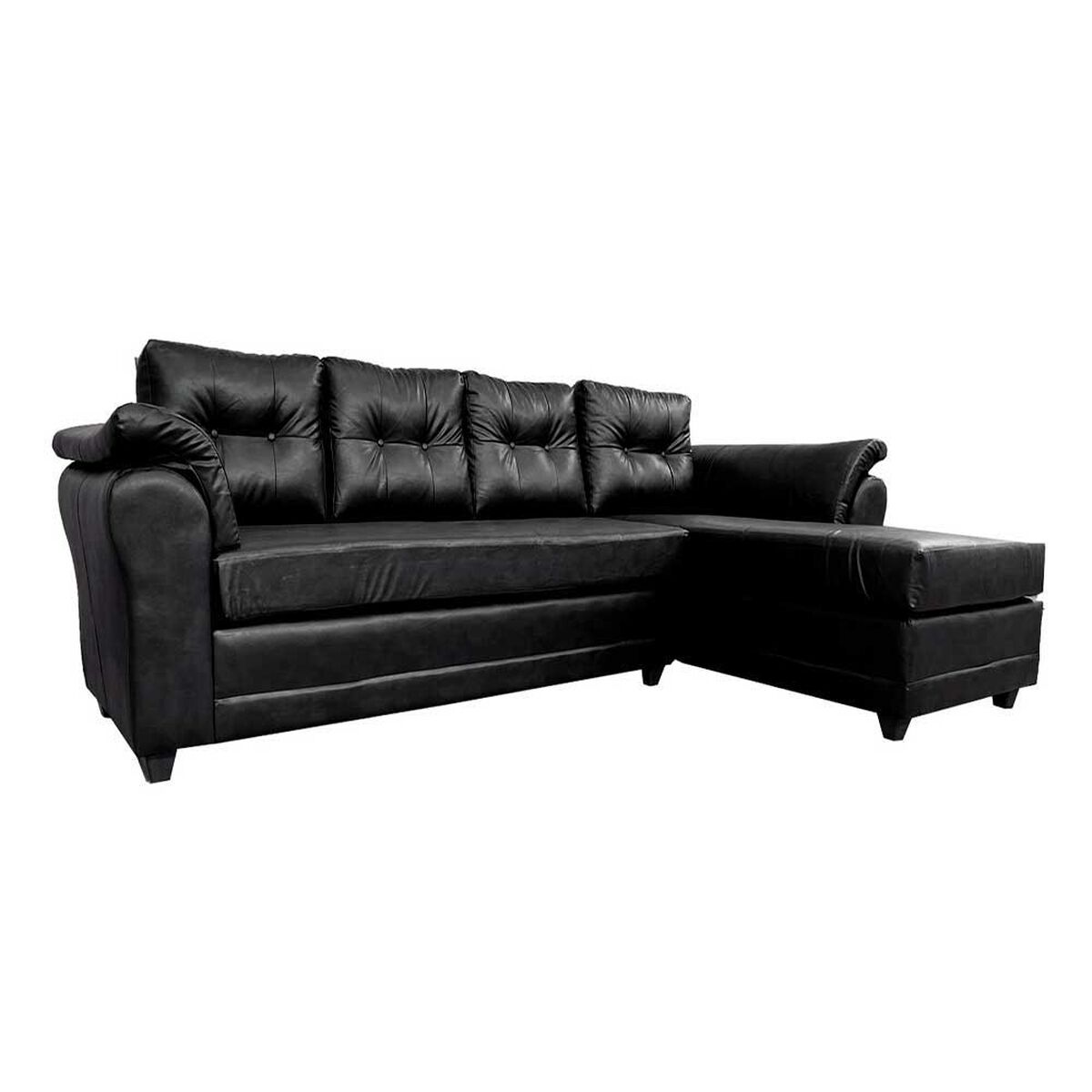 Sof&aacute; Seccional Muebles MPR Journey 3 Negro