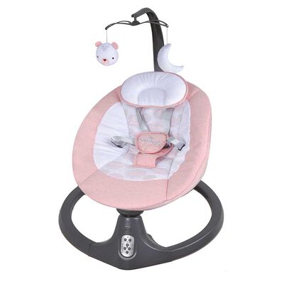 Imagen 1 del producto Silla Nido Bebe Mecedora Baby Swing con Bluetooth Rosada Bebesit