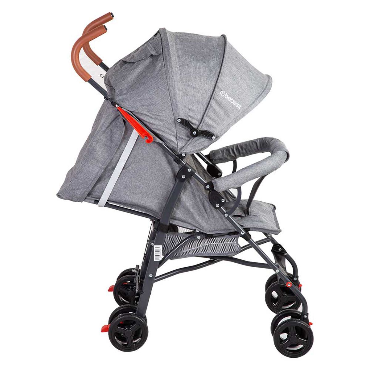 Coche Paragua Fun Gris Bebesit