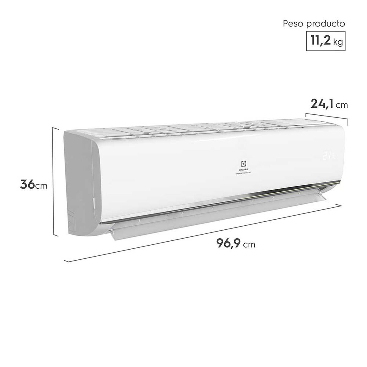 Aire Acondicionado Split Inverter Electrolux EAIX18 18000 BTU