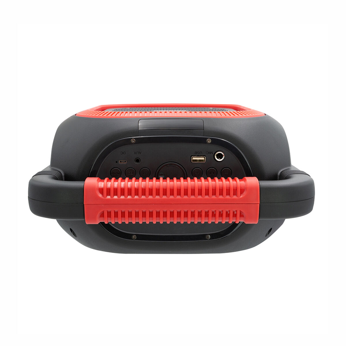 Parlante Bluetooth Philco 765 Karaoke Gris-Rojo