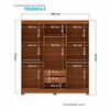 Cl&oacute;set Onessta Toledo 6 Puertas 2 Cajones Jatoba