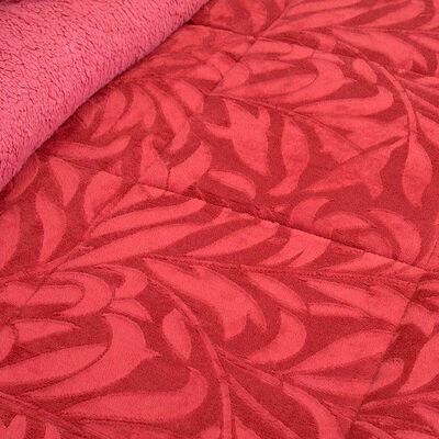 Imagen 2 del producto Cubrecama Doral Super King Guinda Outboss Sherpa