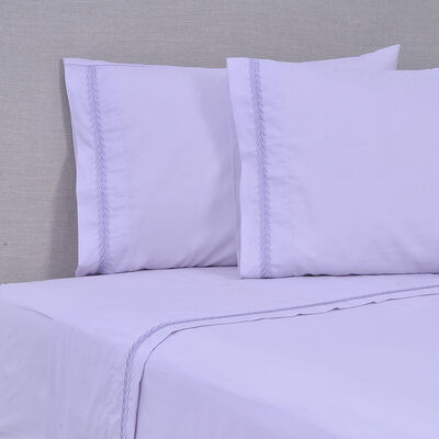 Imagen 1 del producto Juego de Sábanas Mashini 180 Hilos 2 Plazas Ramas Lila