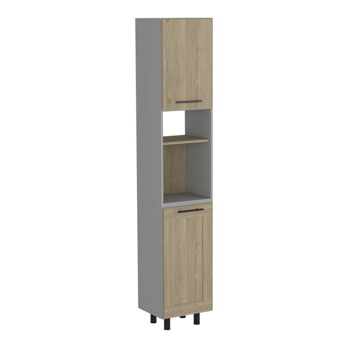 Alacena TuHome Hasselt 3 Puertas Gris Rovere