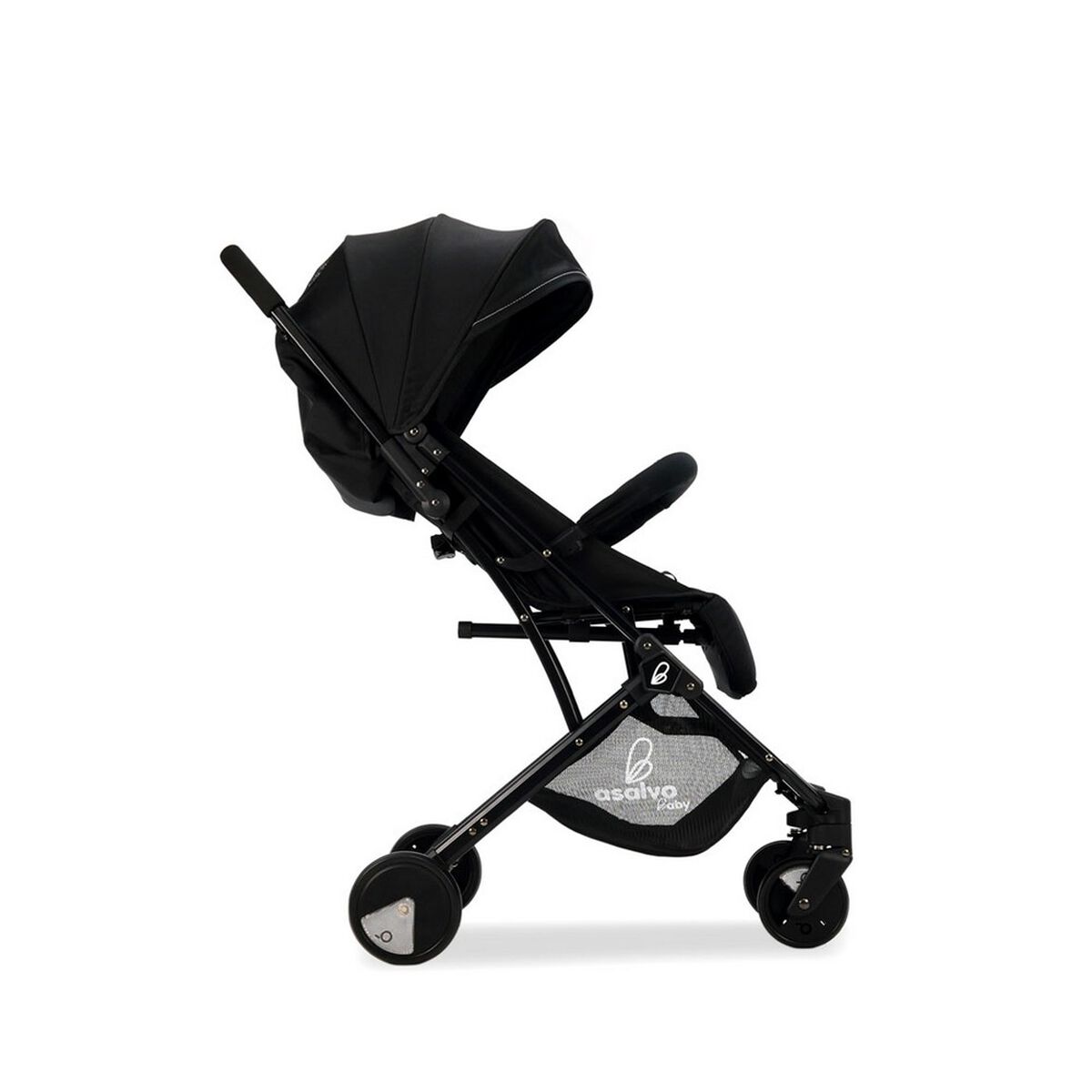 Coche Stroller Flight Black  Asalvo
