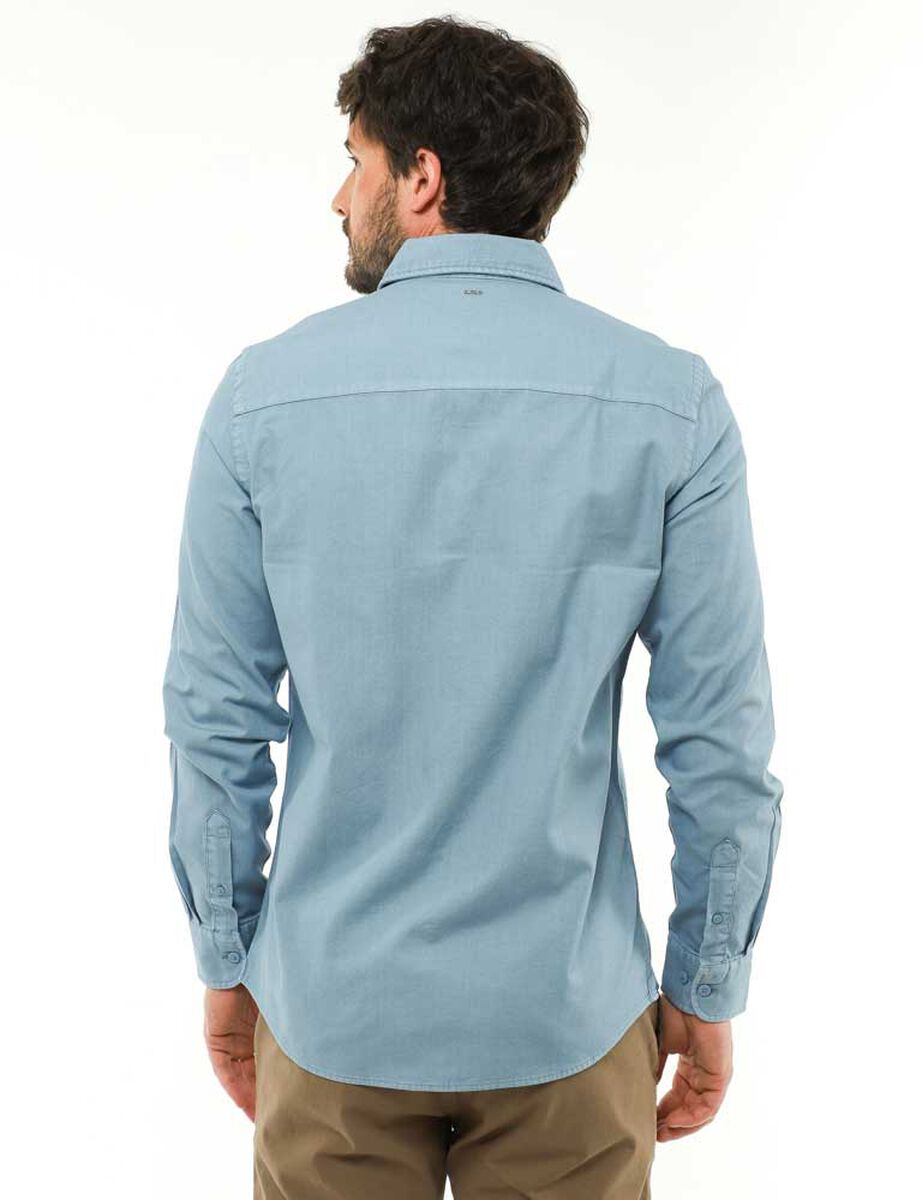 Camisa Algodón Manga Larga Hombre Zibel