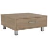 Combo Bar Esquinero + Rack Extensible TV40 + Mesa de Centro TuHome Beijing Rovere