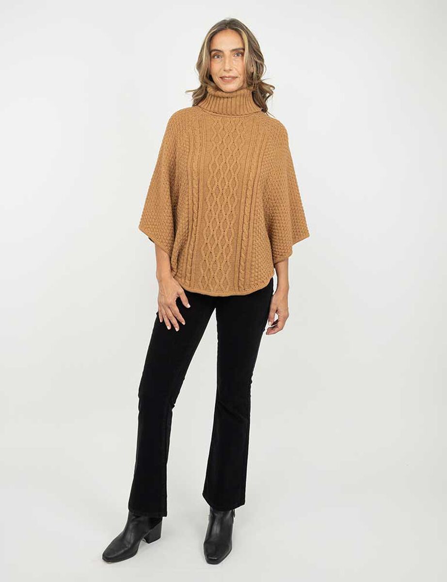 Sweater Poncho Mujer Portman Club