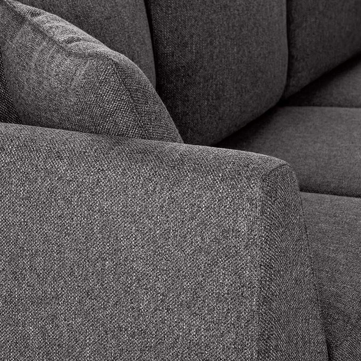 Sof&aacute; Seccional Derecho Rosen Carter 3-1 Cuerpos Charcoal