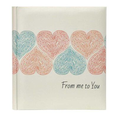 &Aacute;lbum para Fotos Cart&oacute;n Vgo Cl&aacute;sico Estampado con Memo 200 Fotos Mod1