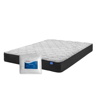 Colchón Flex 2 Plazas Therapedic Plus + Cubrecolchón Básico