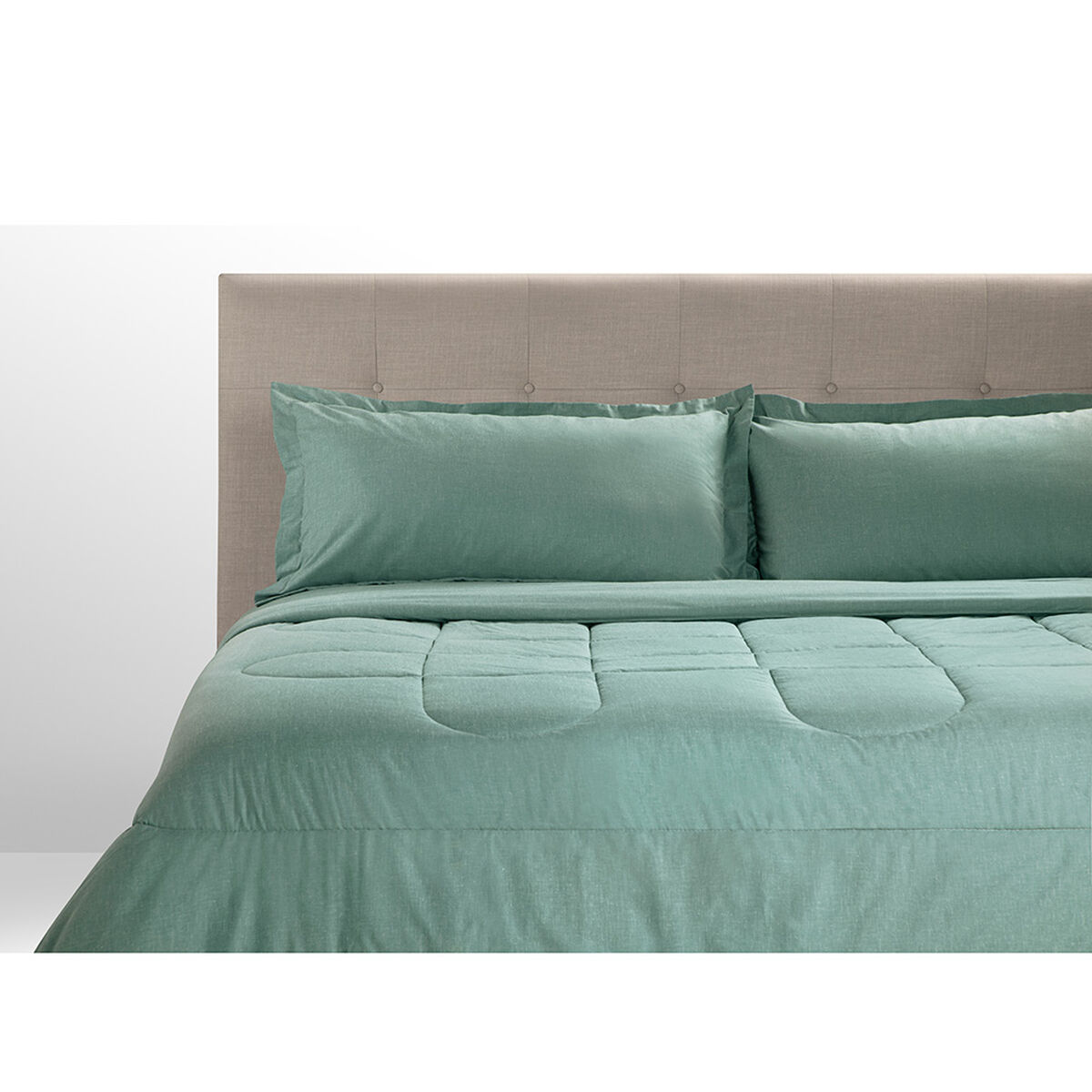 Plumón Estampado Rosen 2 Plazas Stamp Unicolor