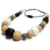 Collar Denticion Silicona Bbpro Gris/Beige