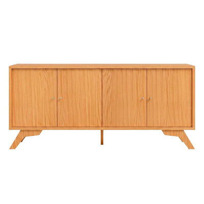 Rack TV Roca Cantos Hasta 75" Canela