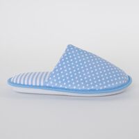 Pantufla Puntos Mujer Portman Club Celeste, Rosado