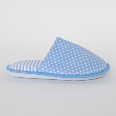 Imagen 1 del producto Pantufla Puntos Mujer Portman Club Celeste, Rosado