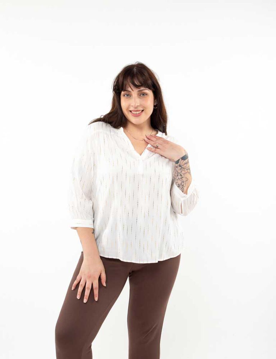 Blusa Manga 3/4 Mujer Extralindas