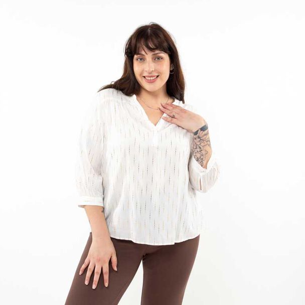 Blusa Manga 3/4 Mujer Extralindas
