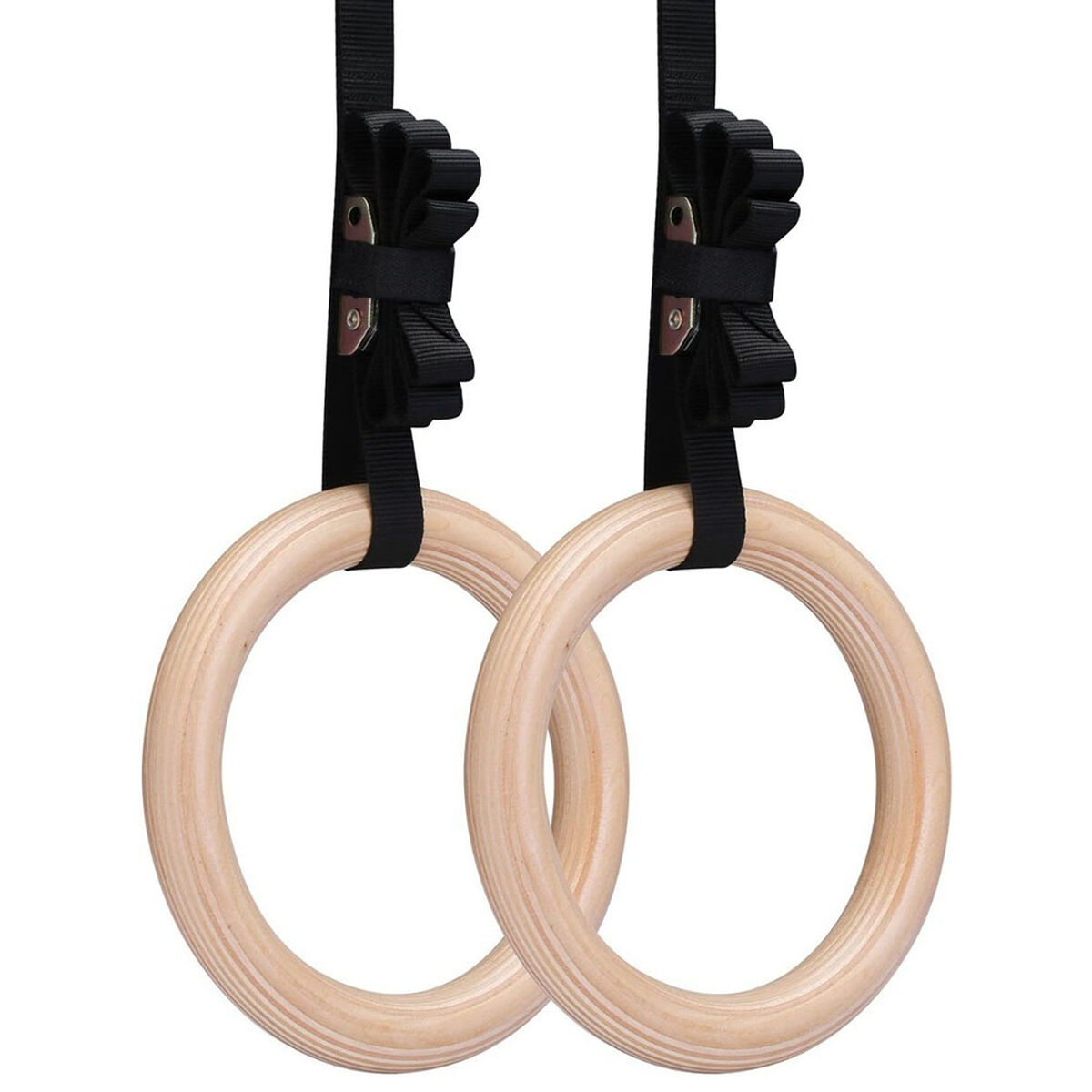 Anillas Olímpicas de Madera Fitness Calistenia K-FIT
