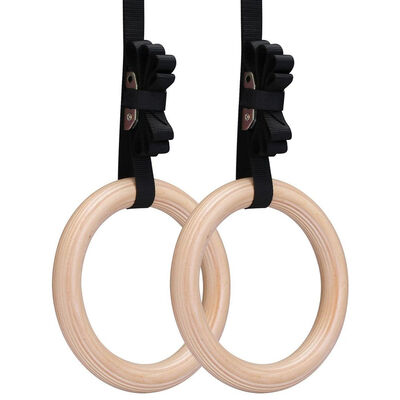 Anillas Olímpicas de Madera Fitness Calistenia K-FIT