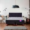 Cama Europea Flex Base Dividida 2 Plazas Therapedic Plus + Respaldo Modern + 2 Veladores Rover