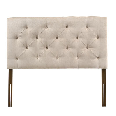 Respaldo Butoné 2 Plazas Marfil