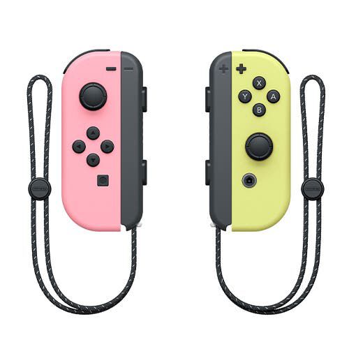 Control Nintendo Switch Joy-Con Rosado/Amarillo Pastel | Abc
