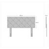Cama Europea Celta 2 Plazas Everest + Respaldo Everest