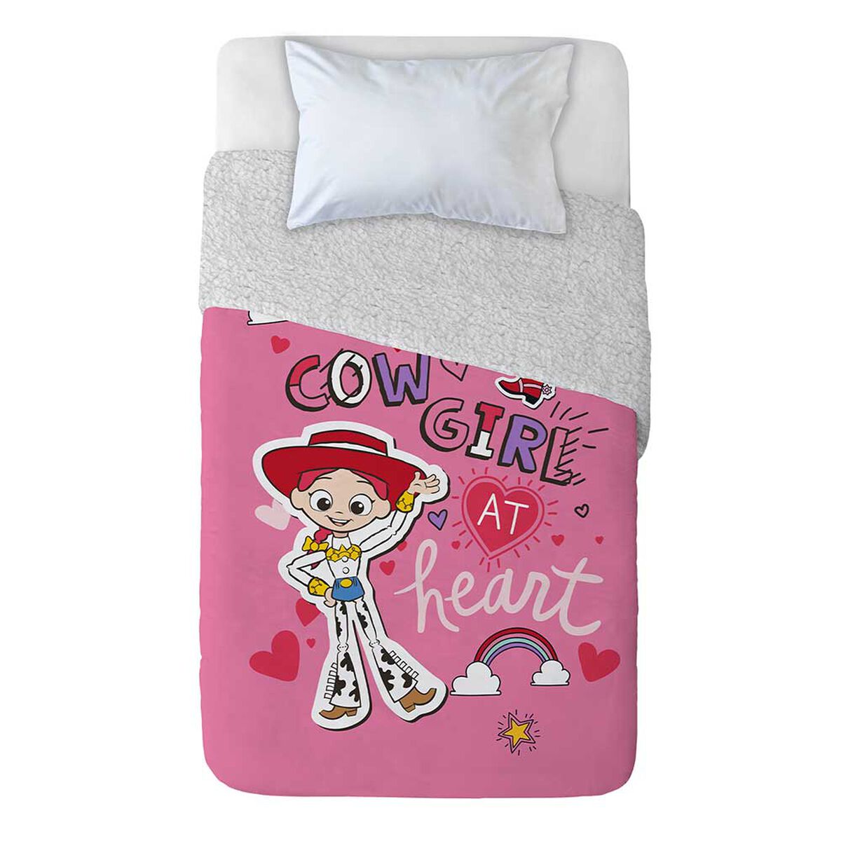 Frazada Poliéster Disney Cow Girl 150 x 200 cm